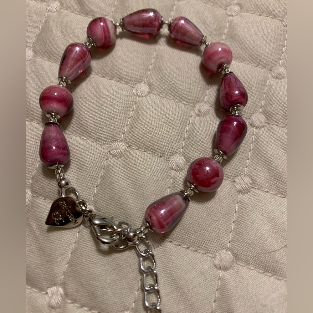 Murano Glass Bead Jewelry Set - Picture 3 of 8